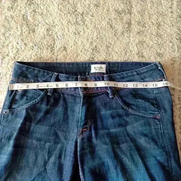 Hudson Womens Dark Wash Collin Mid-Rise Skinny Jean 27 - Picture 11 of 15